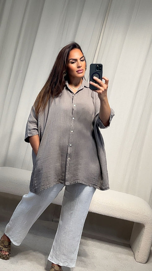 Chemise NILA lin oversize